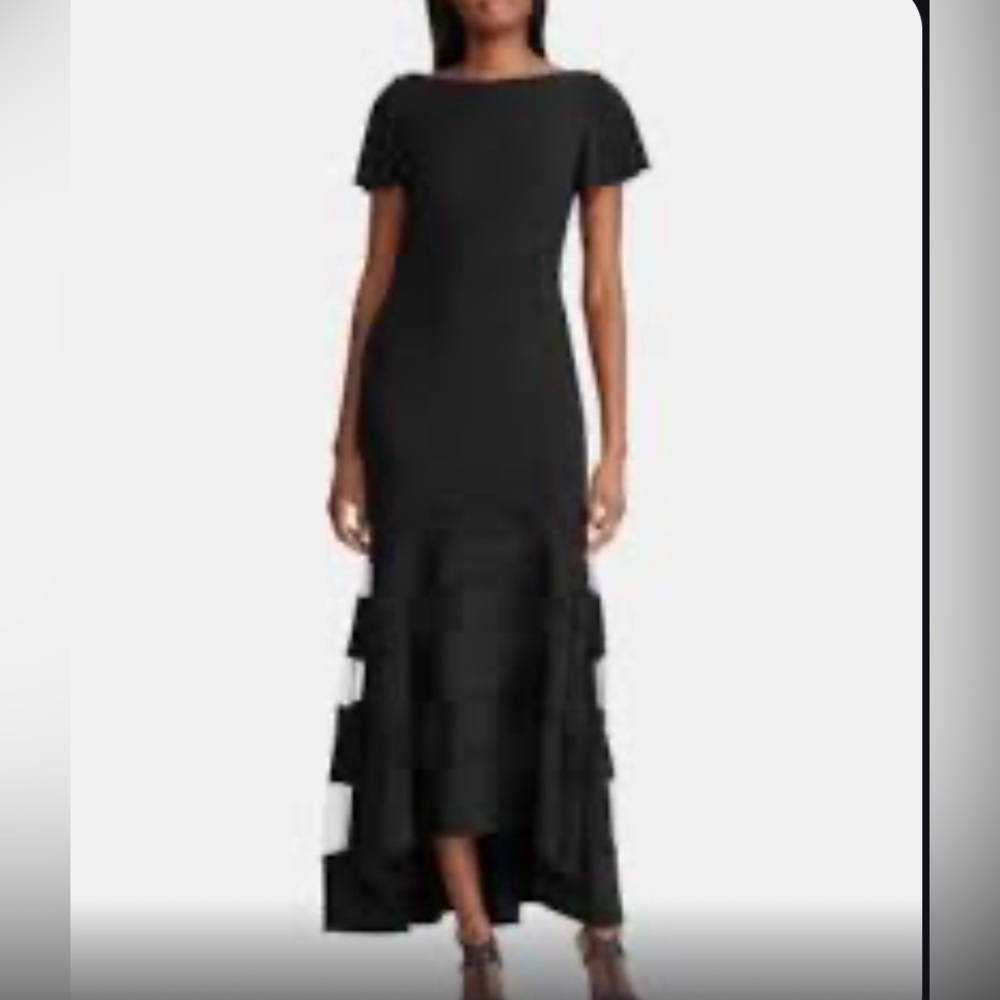 Ralph Lauren Clevella Gown, Size 14 - Picture 6 of 6